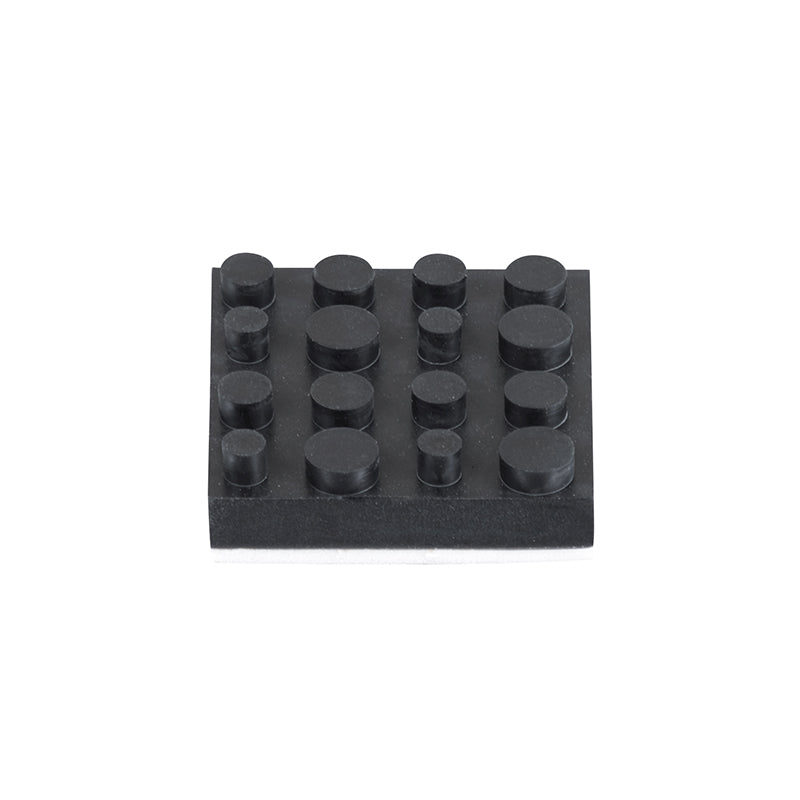 Dynavox Antivibe Geräte-und Boxenfüsse Gummi, quadr. 40 x 40 mm, 4er Set
