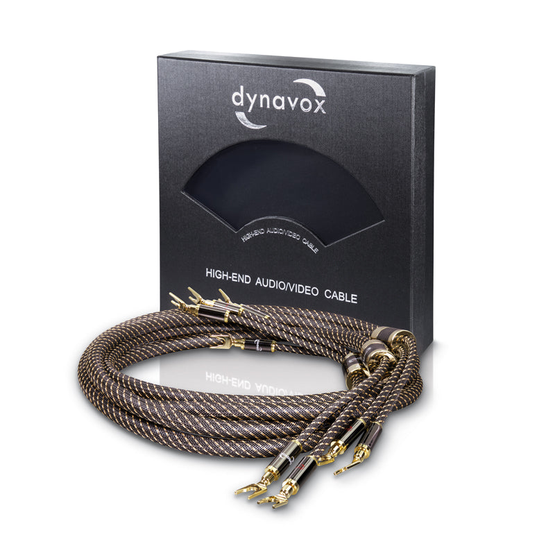 Modifiziertes Dynavox Black Line Cinchkabel Stereo