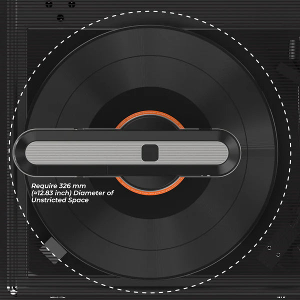 HumminGuru Orbit Vinyl Record Static Remover